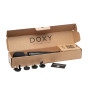 Вібромасажер DOXY Original Black, дуже потужний, живлення 220В, пульсівні вібрації