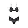 Комплект Passion KERRIA BIKINI black, L/XL, бралет і трусики-бікіні