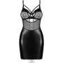 Сорочка Obsessive Dominna chemise & thong L/XL