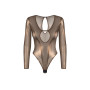 Боді Obsessive Soranna long-sleeved teddy S/M