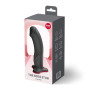 Фалоімітатор Fun Factory THE BOSS STUB Black, реалістична текстура, довжина 17,9 см, діаметр 4,1см