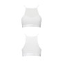 Спортивний топ з прозорою вставкою Passion PS006 TOP L, white