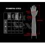 Глянсові вінілові рукавички Art of Sex - Lora, розмір S, колір Чорний