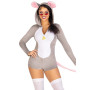 Комбінезон-костюм миші Leg Avenue Comfy Mouse M, з капюшоном