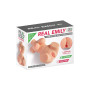 Мастурбатор-мініторс з вібрацією Real Body Real Emily, вагіна та анус, 29,5х19,3 см