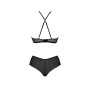 Комплект Passion KERRIA BIKINI black, S/M, бралет і трусики-бікіні