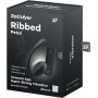 Смарт-віброяйце Satisfyer Ribbed Petal Connect App Black, керування зі смартфона, пульт ДК