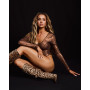 Боді Obsessive Soranna long-sleeved teddy 2XL/3XL