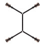 Фіксатор рук і ніг для ліжка Rosy Gold - Under-Mattress Restraint Set