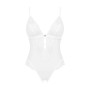 Еротичне напівпрозоре боді Obsessive Heavenlly crotchless teddy M/L (м'ята упаковка!!!)