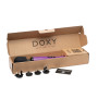 Вібромасажер DOXY Original Purple, дуже потужний, живлення 220В, пульсівні вібрації