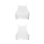 Спортивний топ з прозорою вставкою Passion PS006 TOP M, white