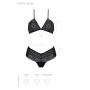 Комплект Passion KERRIA BIKINI black, XXL/XXXL, бралет і трусики-бікіні