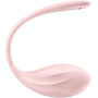 Смарт-віброяйце Satisfyer Ribbed Petal Connect App Rose, керування зі смартфона, пульт ДК