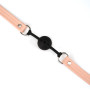 Повітропроникний кляп Liebe Seele Dark Candy Pink Ball Gag, силіконова кулька, діаметр 4,3 см