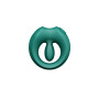 Ерекційне смарт-віброкільце Zalo Apis Turquoise Green, до 4 годин роботи, зарядний кейс
