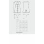 Еротичний костюм стюардеси Obsessive Stewardess 3 pcs grey S/M, сірий, сукня, стрінги, пілотка