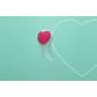 Вібратор у трусики FairyGasm HeartGem green, на магніті, пульт ДК