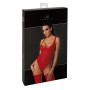 Боді Noir Handmade F352 Red powerwetlook body - S