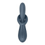 Вібратор з ротацією Satisfyer Heat Flex 4 Grey, підігрів до 39°C