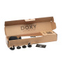 Вібромасажер DOXY Original White, дуже потужний, живлення 220В, пульсівні вібрації
