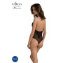 Боді Passion DROSERA BODY black, S/M, високі вирізи, верх на зав’язках