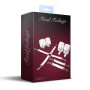 Набір для БДСМ Feral Feelings BDSM Kit 3 White, наручники, поножі, хрестовина