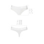 Трусики-бразиліана з бавовни Passion PS005 PANTIES M, white