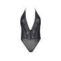 Боді Passion DROSERA BODY black, XXL/XXXL, високі вирізи, верх на зав’язках