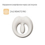 Ерекційне смарт-віброкільце Zalo Apis Ivory White, до 4 годин роботи, зарядний кейс