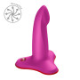 Фалоімітатор Fun Factory LIMBA FLEX S Magenta, гнучкий, з ефектом пам’яті, підходить для точки G