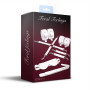 Набір Feral Feelings BDSM Kit 5 White, наручники, поножі, хрестовина, маска, падл