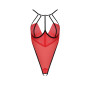Боді з високим вирізом стегна Passion Exclusive AKITA BODY S/M, red