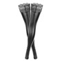 Панчохи з мокрим ефектом Noir Handmade F135 Powerwetlook stockings, L, без мисків