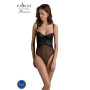 Боді Passion KERRIA BODY black, L/XL, з високими вирізами та верхом балконет