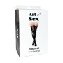 Лаковані панчохи зі шнурівкою Art of Sex - Mistress, чорні з ефектом голограми, розмір S