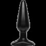 Анальна пробка Doc Johnson Smooth Classic Medium - Black, макс. діаметр 3,8 см