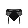 Мереживні труси для страпона з підв'язками для панчіх Strap-On-Me DIVA HARNESS - S