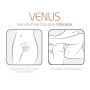 Смарт-вібратор для пар Adrien Lastic Venus + APP, подвійний, можна носити під одягом, 10 режимів