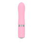 Розкішний вібратор PILLOW TALK - Flirty Pink з кристалом Swarovski, гнучка головка