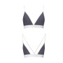 Спортивний топ з подвійними бретелями Passion PS007 TOP S, dark grey