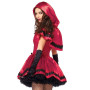 Еротичний костюм Червоної шапочки Leg Avenue Gothic Red Riding Hood XL, сукня, накидка