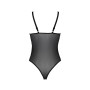 Боді Passion KERRIA BODY black, XXL/XXXL, з високими вирізами та верхом балконет