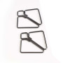 Затискачі для сосків з важкою підвіскою LOCKINK Nipple Clamps with Heavy Pendant, сріблясті