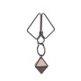 Затискачі для сосків з важкою підвіскою LOCKINK Nipple Clamps with Heavy Pendant, сріблясті