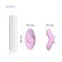 Смарт-вібратор для клітора Svakom Echo 2 Pink Lilac, підігрів до 38 °C, знімна насадка на палець
