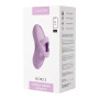 Смарт-вібратор для клітора Svakom Echo 2 Pink Lilac, підігрів до 38 °C, знімна насадка на палець