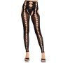 Колготки Leg Avenue Seamless Opaque Footless Suspender Hose One Size Black