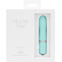 Розкішний вібратор PILLOW TALK - Flirty Teal з кристалом Swarovski, гнучка головка