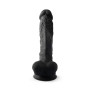 Фалоімітатор SilexD Vetus Black (MODEL 1 size 8in), двошаровий, силікон + Silexpan, діаметр 4,2см